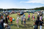 さぁ、3時からは恒例の玉入れ大会！気合いの入ったパンダが3匹(笑)